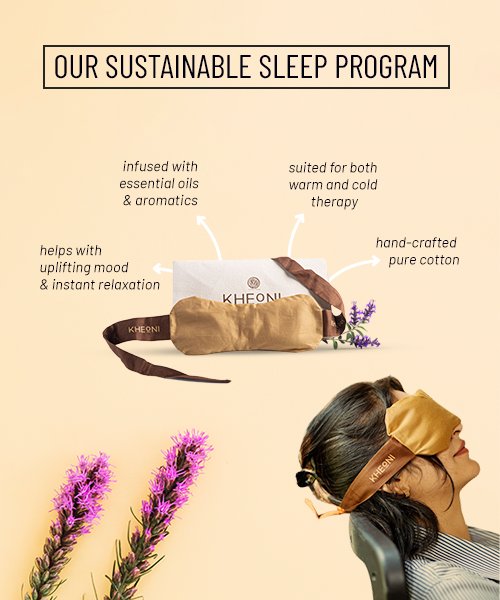 image showing sustainable sleep products mobile view