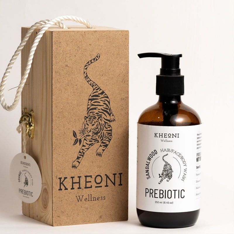 Prebiotics Sandalwood | Hair Wash | Face Wash | Body Wash