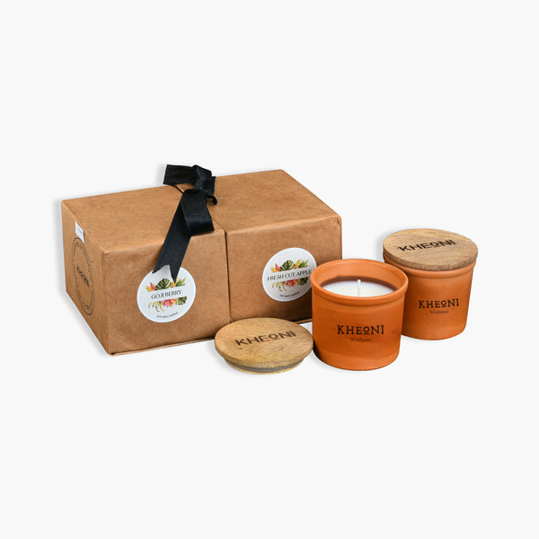 Candle Gift set (Goji Berry & Fresh Cut Apple)